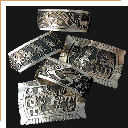 Hopi silver jewelry deals